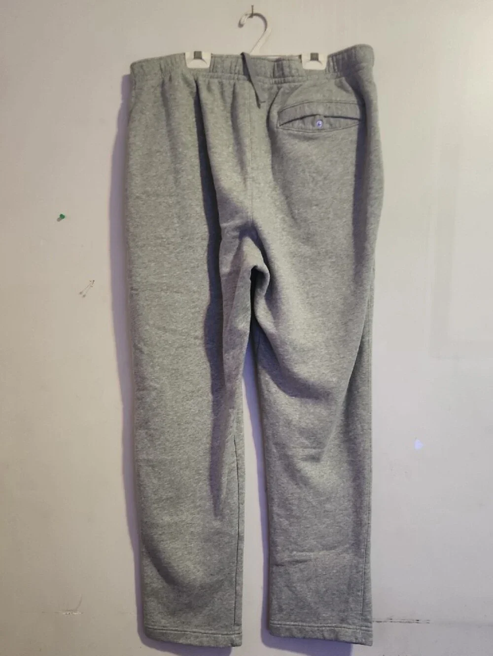 Nike Gray Sweatpants with White Swoosh